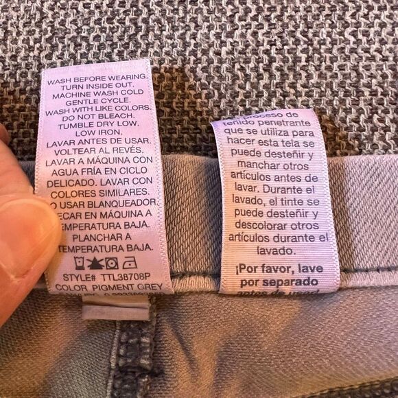 Time & Tru light gray jegging 2XL - Picture 10 of 13